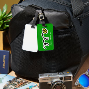 Étiquette À Bagage Étiquettes de voyage pour bagages de tennis avec t