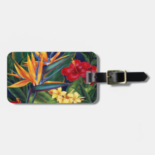 Étiquette À Bagage Étiquettes hawaïennes de bagage de paradis