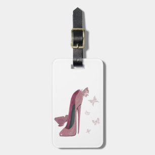 Étiquette À Bagage Étiquettes stylets de bagage d'art de chaussure