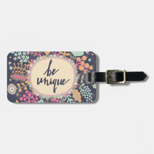 Étiquette À Bagage Être unique