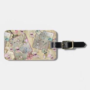 Étiquette À Bagage Étui Vintag avec papillons Case-Mate pour iPhone