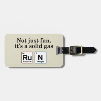 Étiquette À Bagage Exécution d'éléments de gaz solides