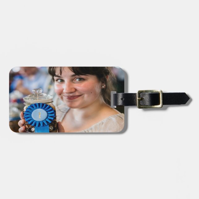 Étiquette À Bagage Fair Canning Contest Photo Customize (Devant horizontal)