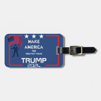 Étiquette À Bagage Faire de l'Amérique le plus grand Trump 2024