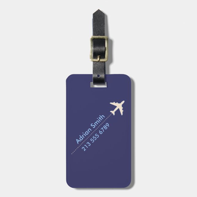 Étiquette À Bagage faire un bon voyage (Devant Vertical)
