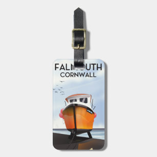 Étiquette À Bagage Falmouth Cornouailles Poster de voyage