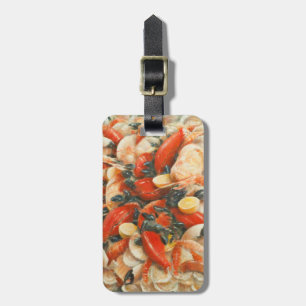 Étiquette À Bagage Fantaisie 2010 de fruits de mer