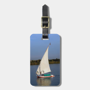 Étiquette À Bagage Felucca le long du Nil - Assouan, Egypte