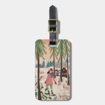 Femme dans la neige Année du lapin