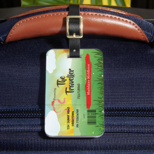 Étiquette À Bagage Festival Rustique moderne Fleurs de champs