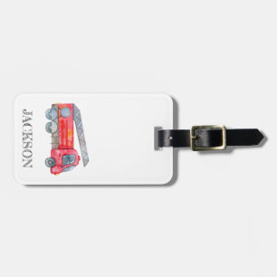 Étiquette À Bagage Fête d'anniversaire minimaliste moderne