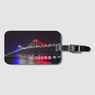 Étiquette À Bagage Fête de l'indépendance du pont de Newport