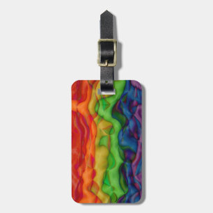 Étiquette À Bagage Fierté hippie d'arc-en-ciel génial Trippy