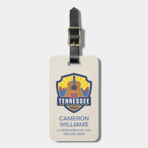 Étiquette À Bagage Fierté   Tennessee d'état
