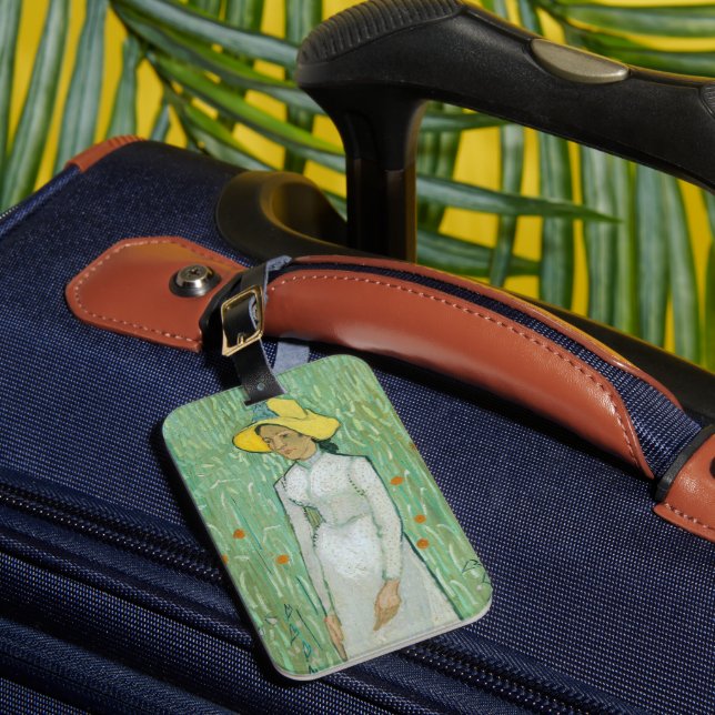 Étiquette À Bagage Fille en blanc par Vincent van Gogh (Insitu Rectoal 1)