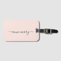 Fille rose vif Nom personnalisé Monogramme Cadeau 