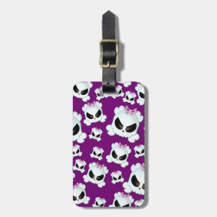 Étiquette À Bagage Fille Skullz