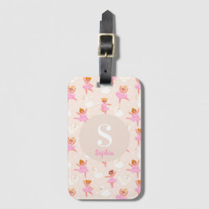 Étiquette À Bagage Filles mignonne Danseur de Ballet Rose Personnalis