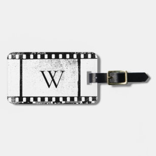 Étiquette À Bagage Film de 35 mm avec monogramme personnalisé