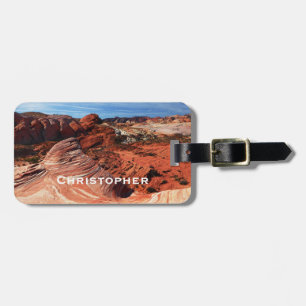 Étiquette À Bagage Fire Wave 5 Valley of Fire Southwest Bag