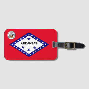 Étiquette À Bagage Flag de l'Arkansas