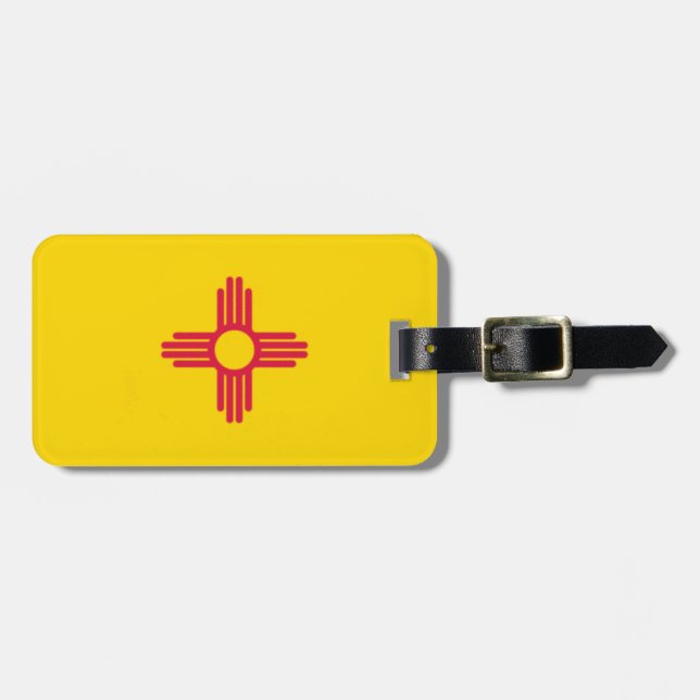 Étiquette À Bagage Flag du Nouveau-Mexique (Devant horizontal)