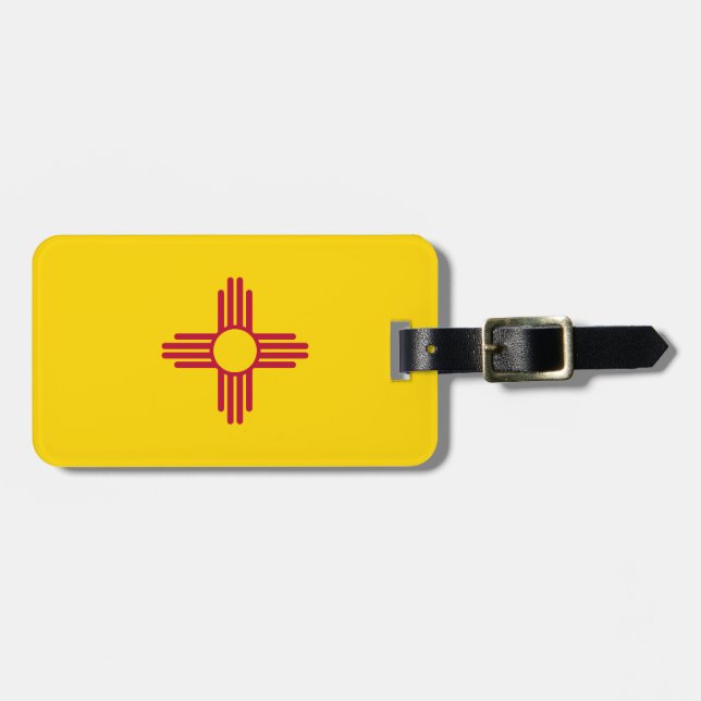 Étiquette À Bagage Flag du Nouveau-Mexique (Devant horizontal)