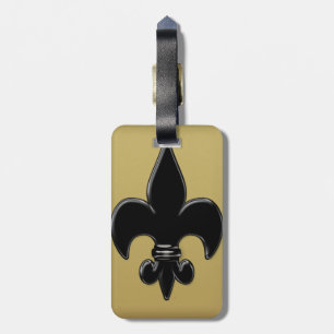 Étiquette À Bagage Fleur De Lis