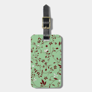 Étiquette À Bagage Fleur de menthe au chocolat