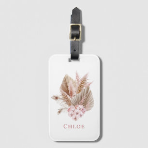 Étiquette À Bagage Fleur sauvage floral personnalisé