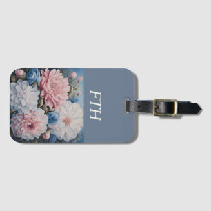 Étiquette À Bagage Fleurs