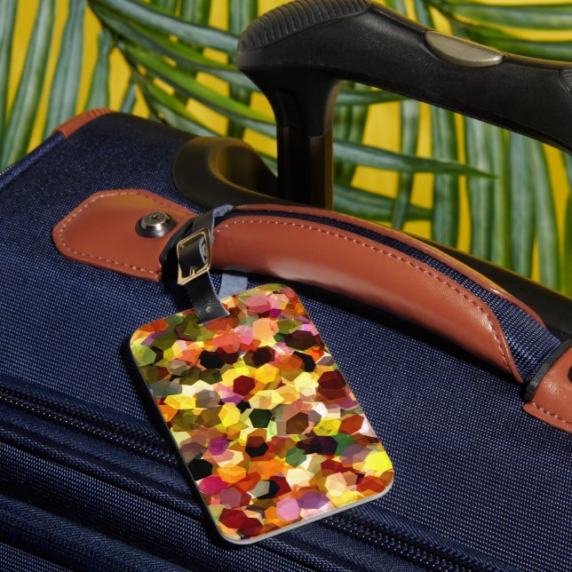 ÉTIQUETTE À BAGAGE FLEURS (Insitu Rectoal 1)