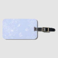Fleurs bleu clair Motif, Floral, Minimaliste
