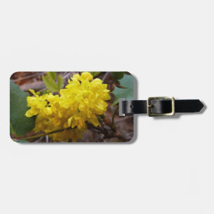 Étiquette À Bagage Fleurs de raisins de l'Oregon Fleurs sauvages jaun