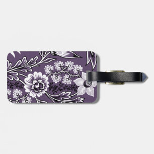 Étiquette À Bagage Fleurs Fantastiques (Prune) Beaux-Arts