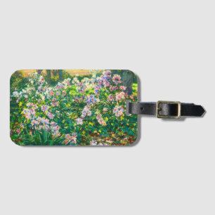 Étiquette À Bagage Fleurs jolies vintages Illustration Fleurs blanche