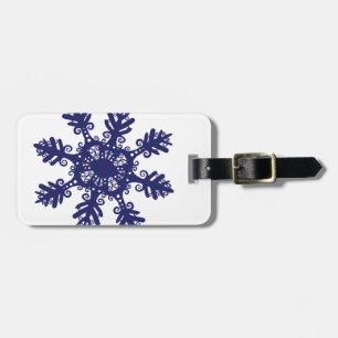 Étiquette À Bagage Flocon de neige II