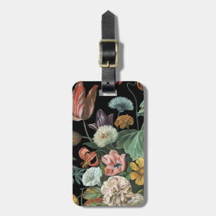 Étiquette À Bagage Floral baroque - Bouquet de fleurs