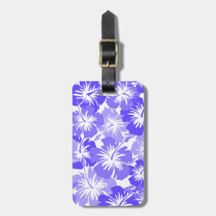 Étiquette À Bagage Floral hawaïen de ketmie épique
