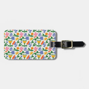 Étiquette À Bagage Flore printanière