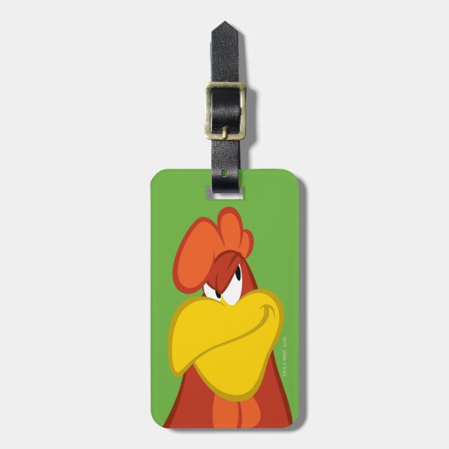 Étiquette À Bagage Foghorn Leghorn| Mauvais regard (Devant Vertical)