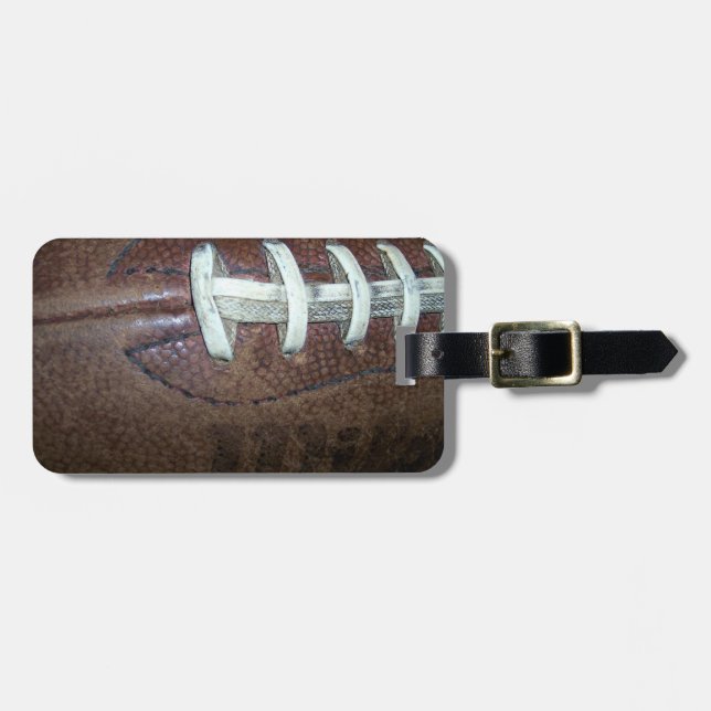 Étiquette À Bagage Football (Devant horizontal)