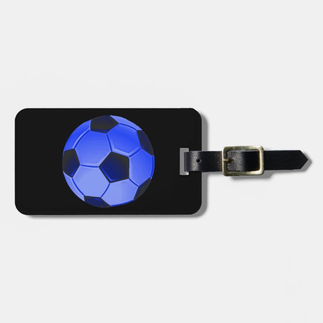 Étiquette À Bagage Football américain de soccer ou d'association (Devant horizontal)