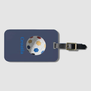 Étiquette À Bagage Football croate