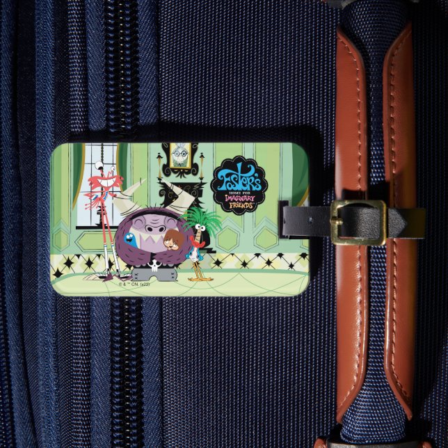 Étiquette À Bagage Foster's Home for Imaginary Friends | Groupe Hug (Insitu Rectoal 4)