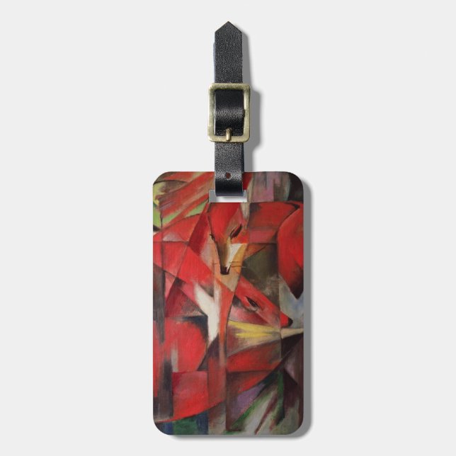 Étiquette À Bagage Fox, 1913 (Devant Vertical)