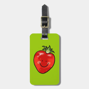 Étiquette À Bagage Fraise mignonne