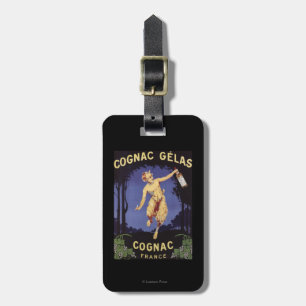 Étiquette À Bagage FranceCognac Gelas PosterFrance promotionnel