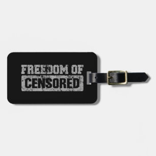 Étiquette À Bagage Freedom of Speech Maybe