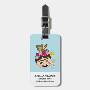 Étiquette À Bagage Frida Kahlo   FridaMoji - un OK